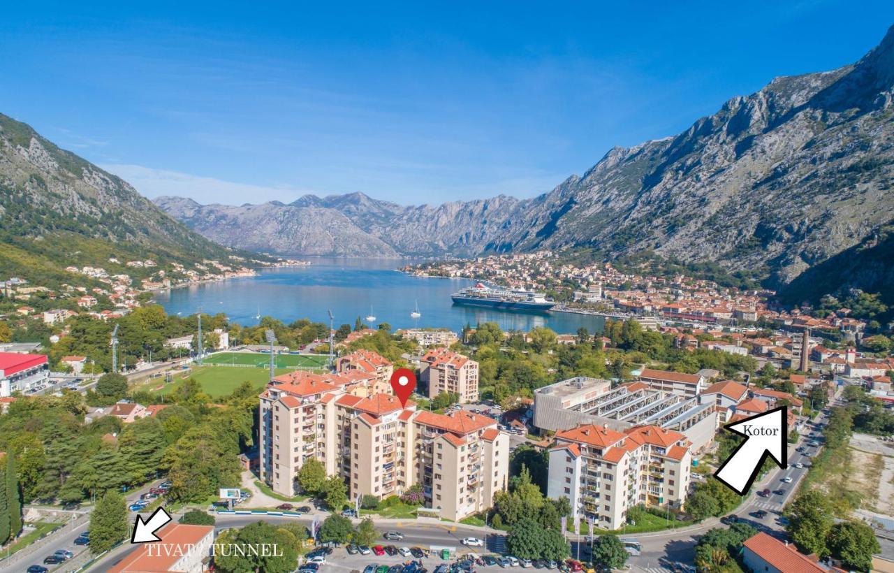 The View Of Kotor - Sea & Old Town View Leilighet Eksteriør bilde